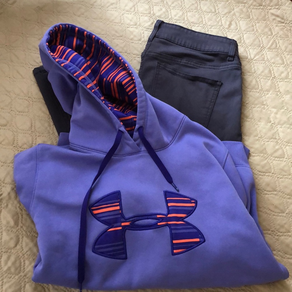 SOLD Purple Under armour hoodie
